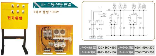 수동 전등 판넬 상세사진